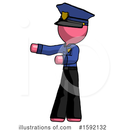 Royalty-Free (RF) Pink Design Mascot Clipart Illustration by Leo Blanchette - Stock Sample #1592132