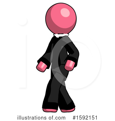 Royalty-Free (RF) Pink Design Mascot Clipart Illustration by Leo Blanchette - Stock Sample #1592151