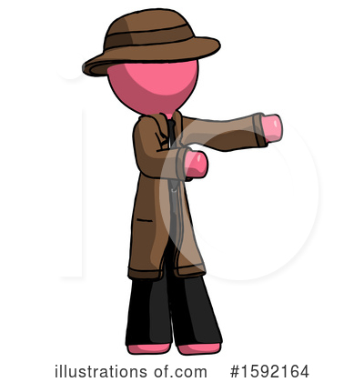Royalty-Free (RF) Pink Design Mascot Clipart Illustration by Leo Blanchette - Stock Sample #1592164