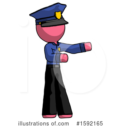 Royalty-Free (RF) Pink Design Mascot Clipart Illustration by Leo Blanchette - Stock Sample #1592165