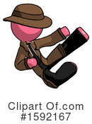 Pink Design Mascot Clipart #1592167 by Leo Blanchette