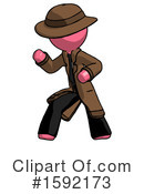 Pink Design Mascot Clipart #1592173 by Leo Blanchette
