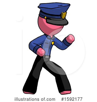 Royalty-Free (RF) Pink Design Mascot Clipart Illustration by Leo Blanchette - Stock Sample #1592177