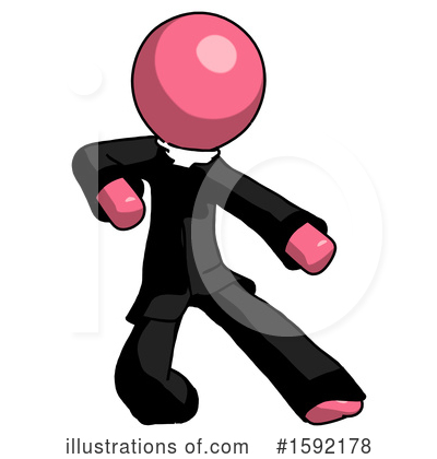 Royalty-Free (RF) Pink Design Mascot Clipart Illustration by Leo Blanchette - Stock Sample #1592178
