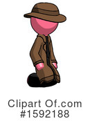 Pink Design Mascot Clipart #1592188 by Leo Blanchette