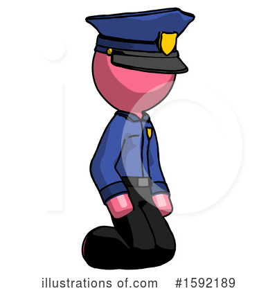 Royalty-Free (RF) Pink Design Mascot Clipart Illustration by Leo Blanchette - Stock Sample #1592189