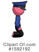 Pink Design Mascot Clipart #1592192 by Leo Blanchette