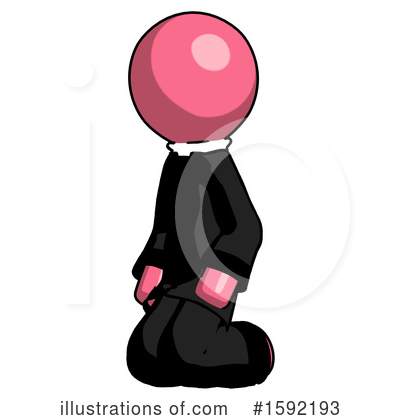 Royalty-Free (RF) Pink Design Mascot Clipart Illustration by Leo Blanchette - Stock Sample #1592193