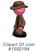 Pink Design Mascot Clipart #1592194 by Leo Blanchette