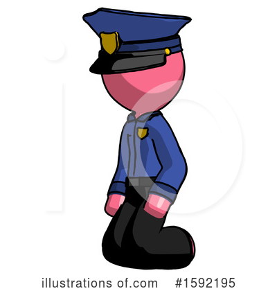 Royalty-Free (RF) Pink Design Mascot Clipart Illustration by Leo Blanchette - Stock Sample #1592195