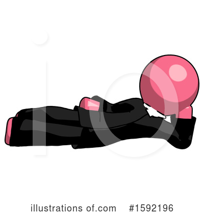 Royalty-Free (RF) Pink Design Mascot Clipart Illustration by Leo Blanchette - Stock Sample #1592196