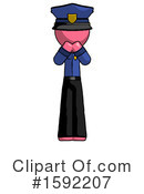 Pink Design Mascot Clipart #1592207 by Leo Blanchette