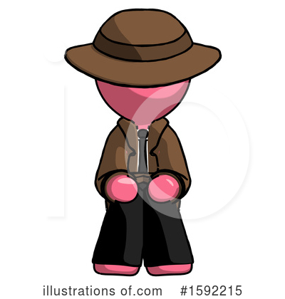 Royalty-Free (RF) Pink Design Mascot Clipart Illustration by Leo Blanchette - Stock Sample #1592215
