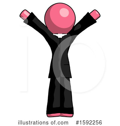 Royalty-Free (RF) Pink Design Mascot Clipart Illustration by Leo Blanchette - Stock Sample #1592256