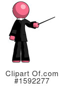 Pink Design Mascot Clipart #1592277 by Leo Blanchette