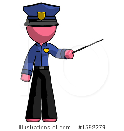 Royalty-Free (RF) Pink Design Mascot Clipart Illustration by Leo Blanchette - Stock Sample #1592279