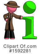 Pink Design Mascot Clipart #1592281 by Leo Blanchette