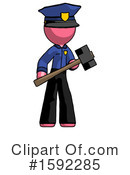 Pink Design Mascot Clipart #1592285 by Leo Blanchette