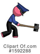 Pink Design Mascot Clipart #1592288 by Leo Blanchette