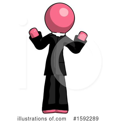 Royalty-Free (RF) Pink Design Mascot Clipart Illustration by Leo Blanchette - Stock Sample #1592289