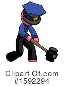 Pink Design Mascot Clipart #1592294 by Leo Blanchette