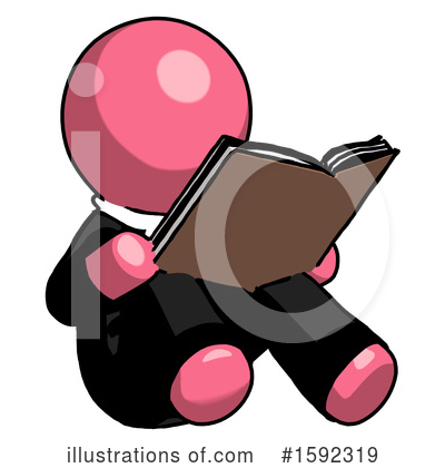 Royalty-Free (RF) Pink Design Mascot Clipart Illustration by Leo Blanchette - Stock Sample #1592319