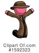 Pink Design Mascot Clipart #1592323 by Leo Blanchette