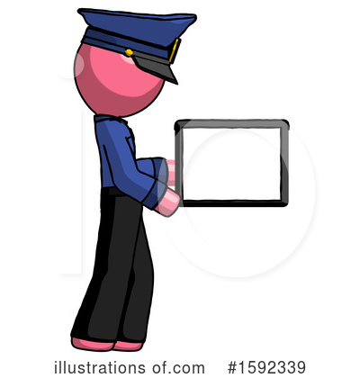 Royalty-Free (RF) Pink Design Mascot Clipart Illustration by Leo Blanchette - Stock Sample #1592339