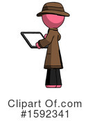Pink Design Mascot Clipart #1592341 by Leo Blanchette