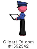 Pink Design Mascot Clipart #1592342 by Leo Blanchette