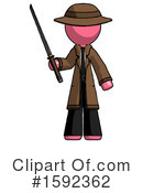 Pink Design Mascot Clipart #1592362 by Leo Blanchette