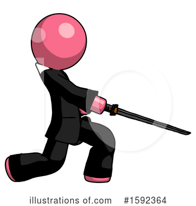 Royalty-Free (RF) Pink Design Mascot Clipart Illustration by Leo Blanchette - Stock Sample #1592364