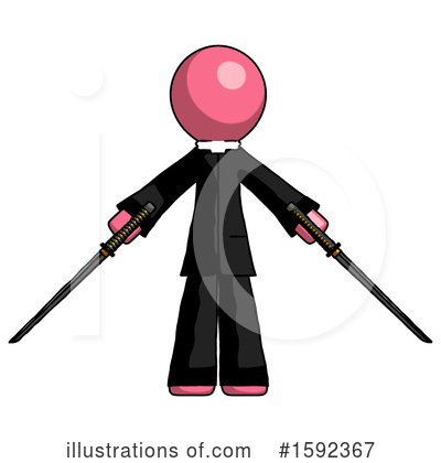 Royalty-Free (RF) Pink Design Mascot Clipart Illustration by Leo Blanchette - Stock Sample #1592367