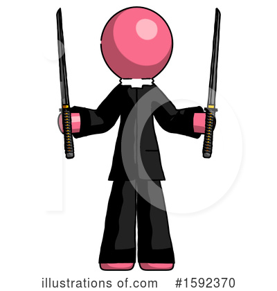 Royalty-Free (RF) Pink Design Mascot Clipart Illustration by Leo Blanchette - Stock Sample #1592370