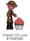 Pink Design Mascot Clipart #1592380 by Leo Blanchette