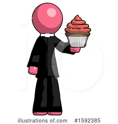 Royalty-Free (RF) Pink Design Mascot Clipart Illustration by Leo Blanchette - Stock Sample #1592385