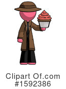 Pink Design Mascot Clipart #1592386 by Leo Blanchette