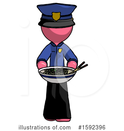 Royalty-Free (RF) Pink Design Mascot Clipart Illustration by Leo Blanchette - Stock Sample #1592396