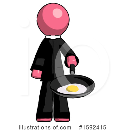Royalty-Free (RF) Pink Design Mascot Clipart Illustration by Leo Blanchette - Stock Sample #1592415