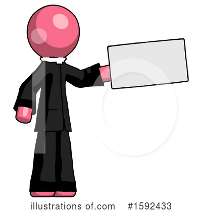 Royalty-Free (RF) Pink Design Mascot Clipart Illustration by Leo Blanchette - Stock Sample #1592433