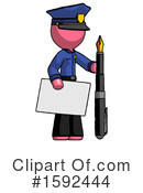 Pink Design Mascot Clipart #1592444 by Leo Blanchette