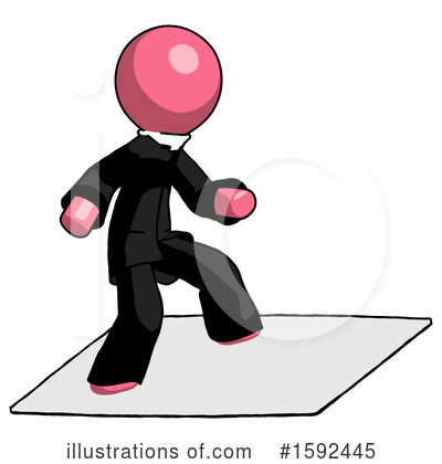Royalty-Free (RF) Pink Design Mascot Clipart Illustration by Leo Blanchette - Stock Sample #1592445