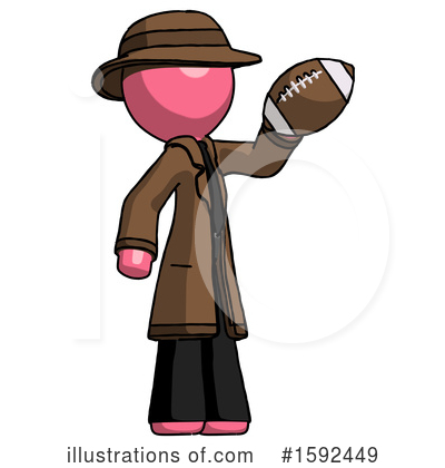 Royalty-Free (RF) Pink Design Mascot Clipart Illustration by Leo Blanchette - Stock Sample #1592449