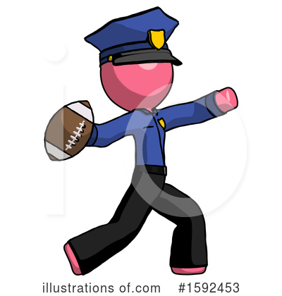 Royalty-Free (RF) Pink Design Mascot Clipart Illustration by Leo Blanchette - Stock Sample #1592453