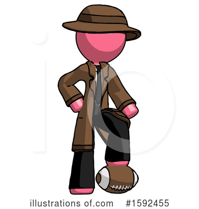 Royalty-Free (RF) Pink Design Mascot Clipart Illustration by Leo Blanchette - Stock Sample #1592455