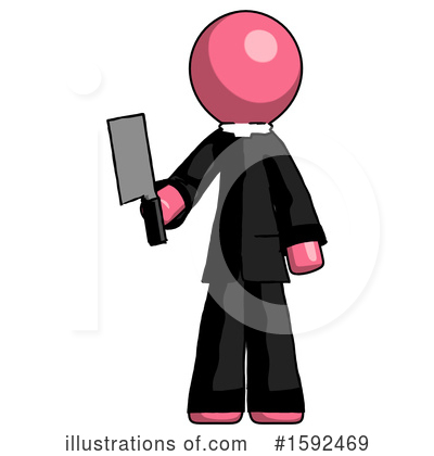 Royalty-Free (RF) Pink Design Mascot Clipart Illustration by Leo Blanchette - Stock Sample #1592469