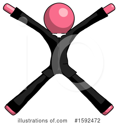 Royalty-Free (RF) Pink Design Mascot Clipart Illustration by Leo Blanchette - Stock Sample #1592472