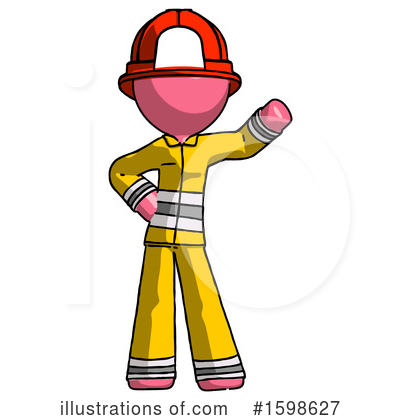 Royalty-Free (RF) Pink Design Mascot Clipart Illustration by Leo Blanchette - Stock Sample #1598627