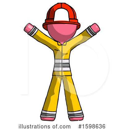 Royalty-Free (RF) Pink Design Mascot Clipart Illustration by Leo Blanchette - Stock Sample #1598636