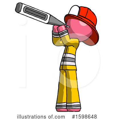 Royalty-Free (RF) Pink Design Mascot Clipart Illustration by Leo Blanchette - Stock Sample #1598648